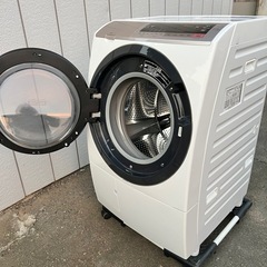 ■日立 ドラム式洗濯乾燥機 11kg/6kg 2019年製■HITACHI BD-SV110C 左開き ななめドラム式■ビッグドラム ナイアガラ洗浄 風アイロン ヒートリサイクル ドラム洗濯機の画像