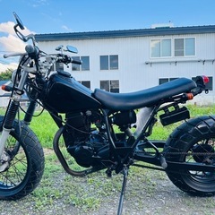 激安スタート！　北海道　ヤマハ　TW200 ロンスイ　スカチューン　フルカスタム　タイヤ前後山あり！走行少ない！外装美品！の画像
