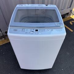 🈹Z001★2022年製★AQUA　洗濯機　9KG インバーター搭載　ガラストップの画像