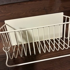 マグネット式　バスルームバスケット　収納の画像
