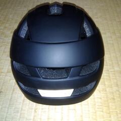 自転車用ヘルメット M マットブラック 54-58cmの画像