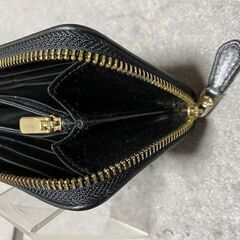OACH 長財布 黒＆茶　シグネチャー ブラウン×ブラックの画像