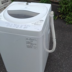 北九州市内配送無料　保証付き 東芝AW-5G6-W 全自動洗濯機 グランホワイト [洗濯5.0kg /乾燥機能無 /上開き]の画像