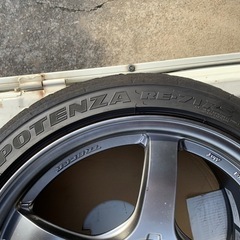 GR86/BRZ用 225/40r18 RE71RS + 8.5j+45 Tracer GT-V ハイパーシルバー 4セットの画像