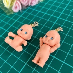 あかちゃん ベビー ファスナーチャーム  ２個セットの画像