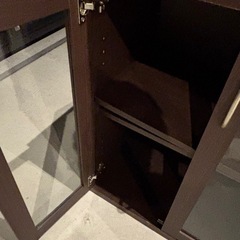 パソコンデスク　本棚の画像