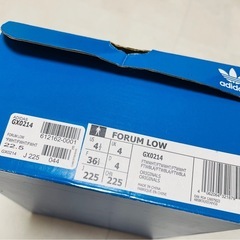 中古 adidas🌺✨FORUM LOW GXO214 〖ABC限定〗22.5cm 箱付きの画像