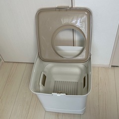 アイリスオーヤマ トイレ 砂 トイレ 上から入る猫トイレ　消臭砂３個セットの画像