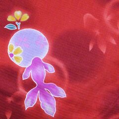 ジュニア浴衣★金魚柄★size１４０の画像