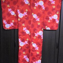 ジュニア浴衣★金魚柄★size１４０の画像