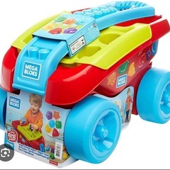 Mega Block メガブロック 大きなブロックカー 引っ張って歩けるの画像
