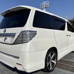 岡山【自社ローン】保証人無可★全国対応★アルファード【240S】社外20インチAW/Bluetooth/左側パワスラ/後席オットマン/TV/フリップダウンモニター/ビルトインETC/ドラレコ/スマートキー/バックカメラの画像