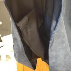 スカート くすみブルーの画像