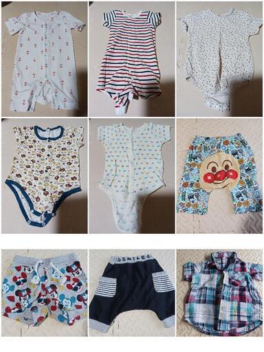 【ぴよこ　再出品】ベビー服詰合せ [80-100サイズ] / 30点以上 新生児国産ちびオール ひよこ柄（イエロー×60-70cm） ベビーザら
