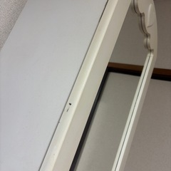 可愛い全身鏡付き収納棚の画像