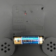電波時計 新品 ブラック×ゴールドの画像