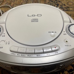 【中古】CK-5Y(白)CDラジオカセットレコーダー)の画像