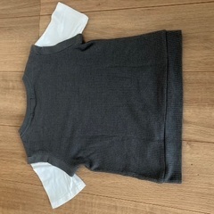 100円。男の子ワッフルTシャツの画像