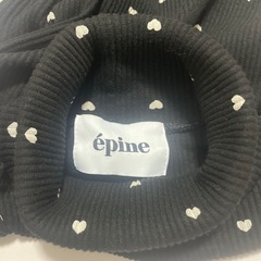 epineのハート刺繍ニットです☺️の画像