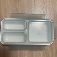 薄型弁当箱 フードマン 400ml　抗菌ライトグレーの画像