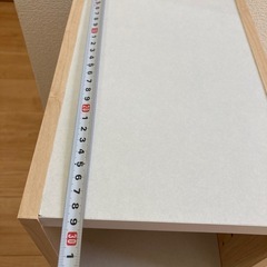 ２個セット　カラーボックス　細み　薄い　収納棚の画像