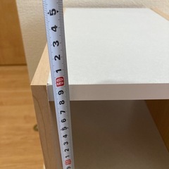 ２個セット　カラーボックス　細み　薄い　収納棚の画像