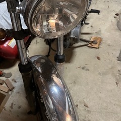 SR400 FCRキャブ トラップマフラーの画像