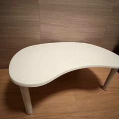 ニトリ ローテーブル（白）の画像