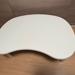 ニトリ ローテーブル（白）の画像