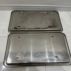大型ナンバー枠　大型ナンバー　ステンレス　デコトラの画像