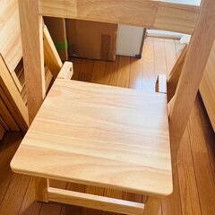 新品価格49990円→10000円！ダイニングテーブル 折りたたみ 5点セットの画像