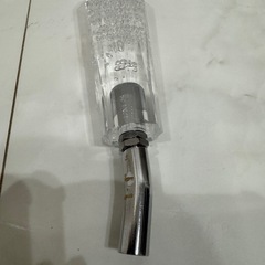 泡入り クリスタル シフトノブ 長さ150mm クリア M12 P1.25の画像