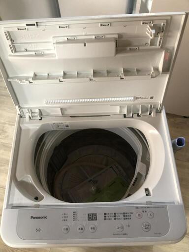 松本市引き取り限定】Panasonic全自動洗濯機5.0kg（2022年）