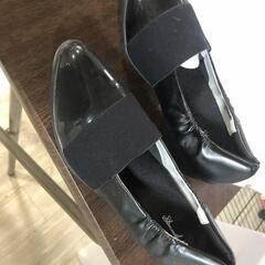 【松本市引き取り限定】⭐未使用品⭐G-STARS スリムメソッド ストレッチパンプスNブラック（24.5）の画像