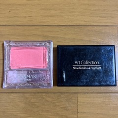 CANMAKEパウダーチーク、（100均）ノースシャドウ&ハイライト、あぶら取り紙の画像