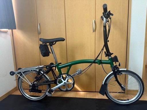 自転車本体 BROMPTON CLine Explore Rack Middle M6R Brompton C Line Explore Mid w/rack Black Lacquer/Black