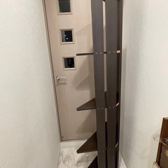 木製コーナーラックの画像