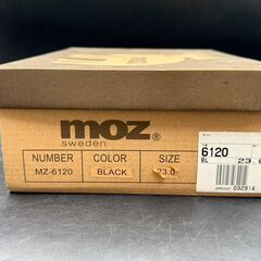 ◯MOZ ハイカットスニーカー レディース 黒 ブラック 23㎝の画像