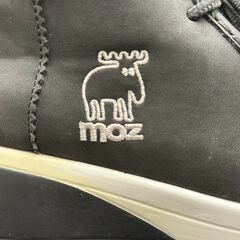◯MOZ ハイカットスニーカー レディース 黒 ブラック 23㎝の画像