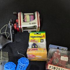 クーラーボックスなど釣り道具の画像