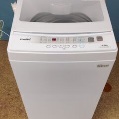 Comfee 全自動電気洗濯機 6.0kg 2023年製 CAC06EW60/WW-JPの画像