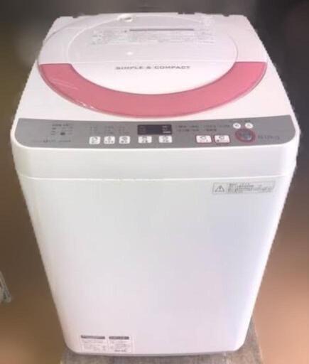 SHARP シャープ 6.0kg 全自動電気洗濯機 ES-GE60R 2016年製