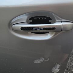 車のドアハンドル貼り付けの画像