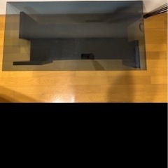 【値下げ要相談】ガラス　ローテーブルの画像