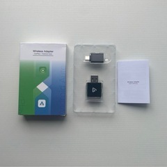 【新品未使用】ワイヤレスCarPlay & Android Autoアダプターの画像
