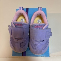 アシックス　ラベンダーカラー（13.5cm）の画像