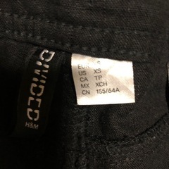 black linen Xs    pantsの画像