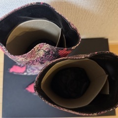 新品　8byYOOX イタリア製　ピンク　本革　レザー　スネーク　パイソン　38 牛革　インポートの画像