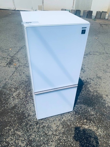 EJ715番 SHARP ノンフロン冷凍冷蔵庫 SJ-GD14D-W