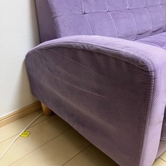 【8/9まで掲載】2人掛けソファ　2wayの画像
